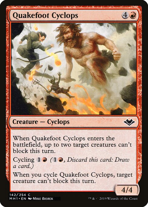 Quakefoot Cyclops - Modern Horizons Magic card