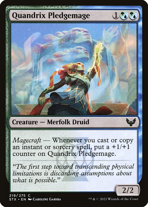 Quandrix Pledgemage - Strixhaven: School of Mages Magic card