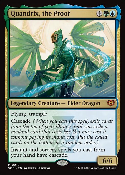 Quandrix, the Proof - Secrets of Strixhaven Magic card