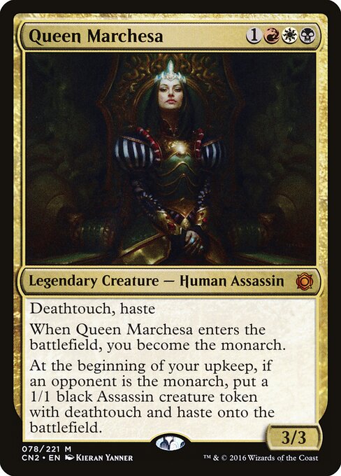Queen Marchesa - Conspiracy: Take the Crown (#78) - Illustrated by Kieran Yanner - Magic: The Gathering Card