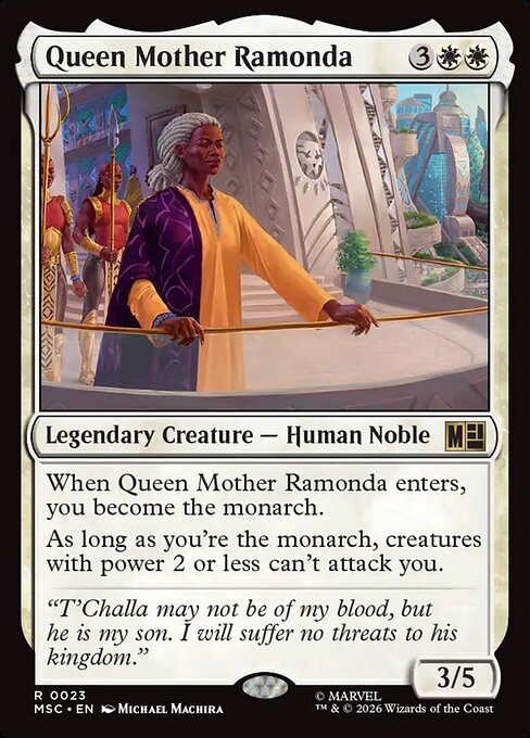 Queen Mother Ramonda - Marvel Super Heroes Commander Magic card