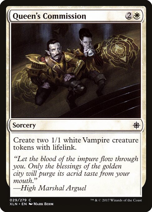 Queen's Commission - Ixalan Magic card