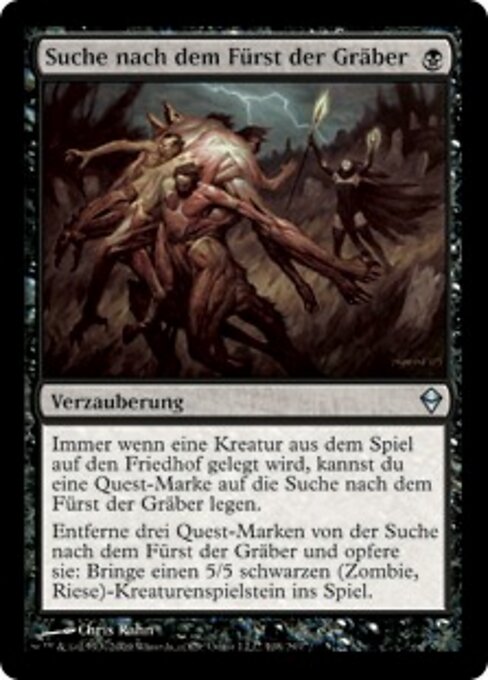 墓所王の探索 (Quest for the Gravelord) - Battlebond (#156) - Illustrated by Chris Rahn - Magic: The Gathering Card