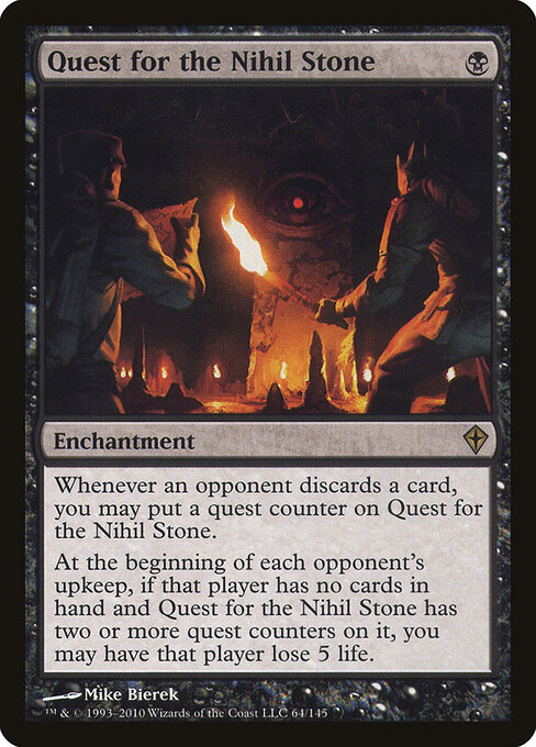 Quest for the Nihil Stone - Worldwake (#64) - Illustrated by Mike Bierek - Magic: The Gathering Card