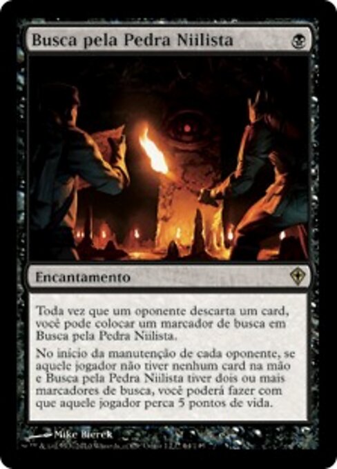 Quête de la Pierre de Nihil (Quest for the Nihil Stone) - Worldwake (#64) - Illustrated by Mike Bierek - Magic: The Gathering Card