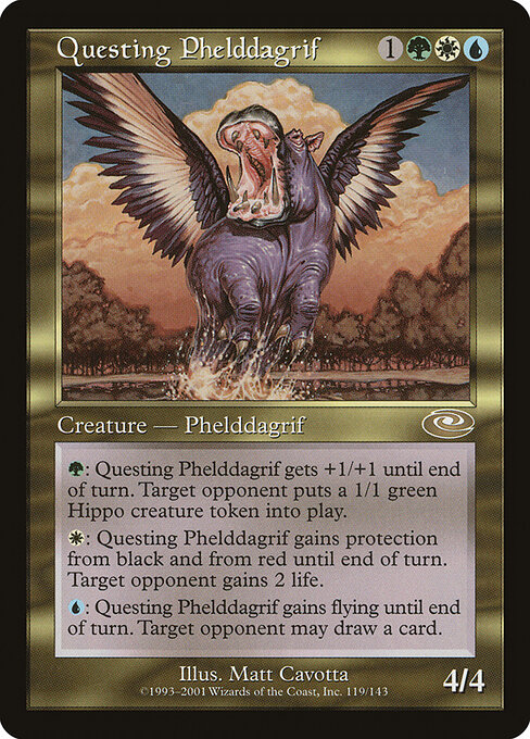Questing Phelddagrif - Planeshift (#119) - Illustrated by Matt Cavotta - Magic: The Gathering Card