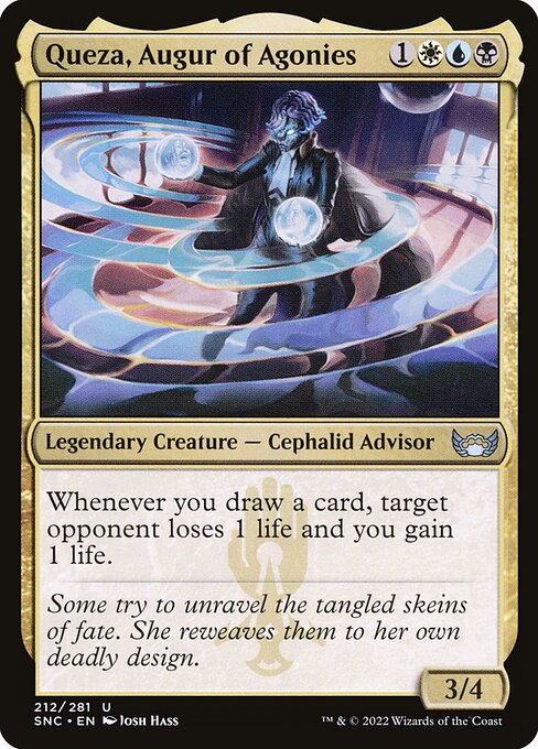 Queza, Augur of Agonies - Streets of New Capenna Magic card