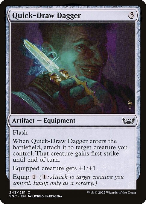 Quick-Draw Dagger - Streets of New Capenna Magic card