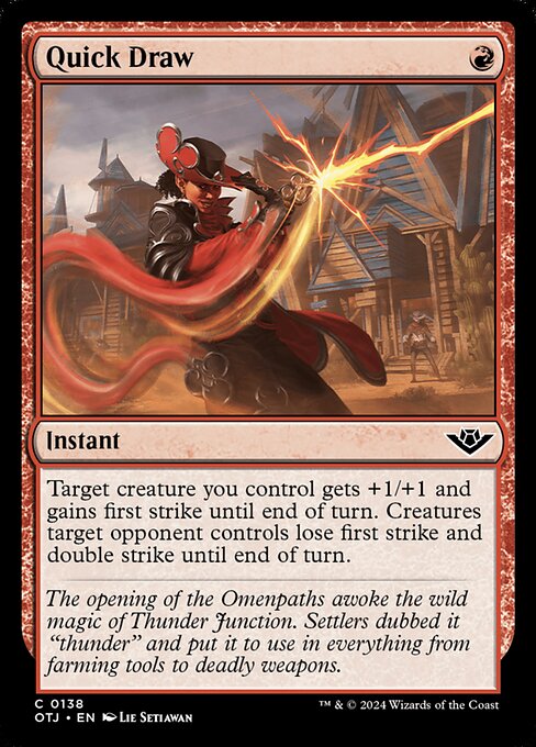 Quick Draw - Outlaws of Thunder Junction Magic card