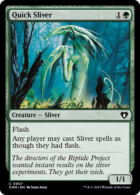 Quick Sliver - Commander Masters Magic card