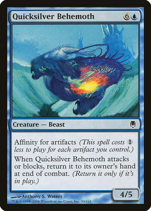 Quicksilver Behemoth - Darksteel Magic card