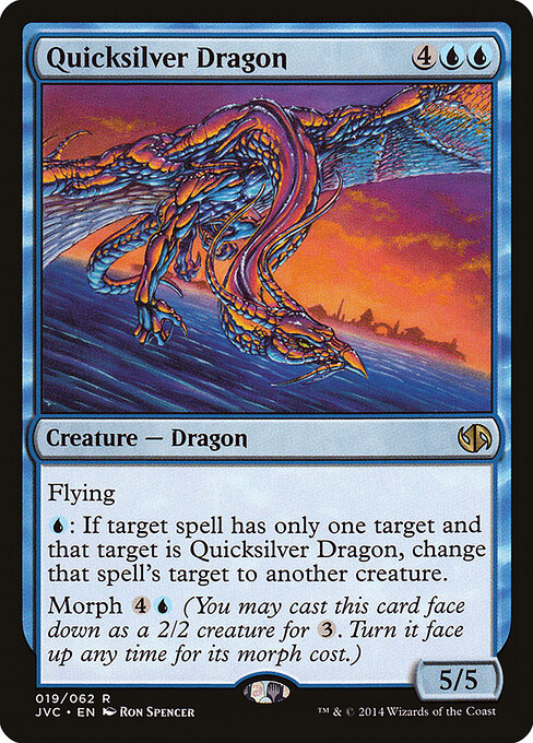 Quicksilver Dragon - Duel Decks Anthology: Jace vs. Chandra Magic card