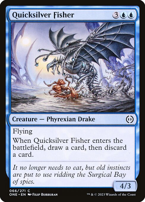 Quicksilver Fisher - Phyrexia: All Will Be One Magic card
