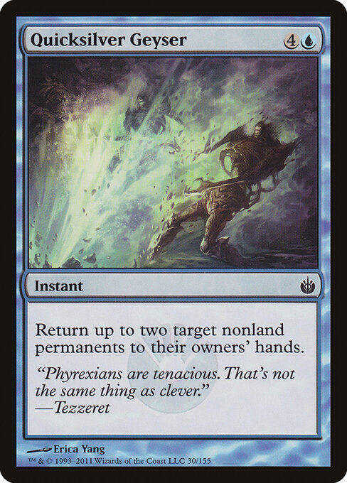 Quicksilver Geyser - Mirrodin Besieged Magic card