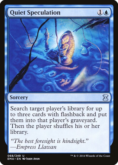Quiet Speculation - Eternal Masters Magic card