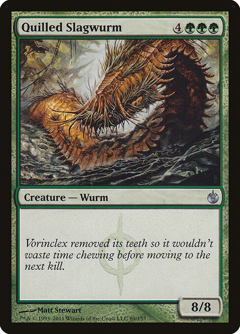 Quilled Slagwurm - Mirrodin Besieged Magic card