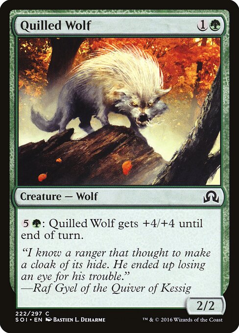 Quilled Wolf - Shadows over Innistrad Magic card