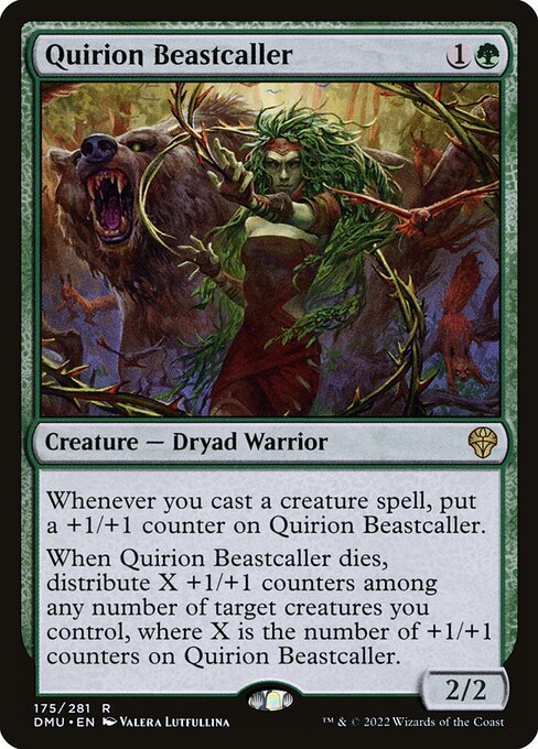 Quirion Beastcaller - Dominaria United (#175) - Illustrated by Valera Lutfullina - Magic: The Gathering Card