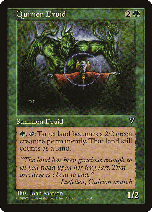 Quirion Druid - Visions Magic card