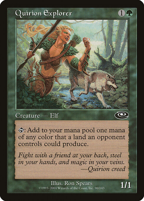 Quirion Explorer - Planeshift (#90) - Illustrated by Ron Spears - Magic: The Gathering Card