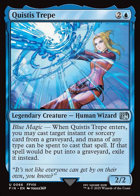 Quistis Trepe - Final Fantasy Magic card