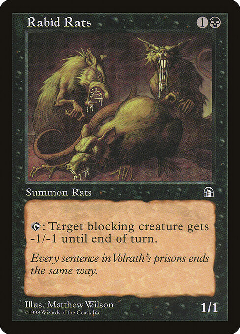 Rabid Rats - Stronghold Magic card