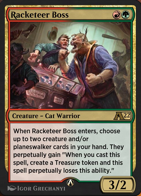 Racketeer Boss - Alchemy: New Capenna Magic card