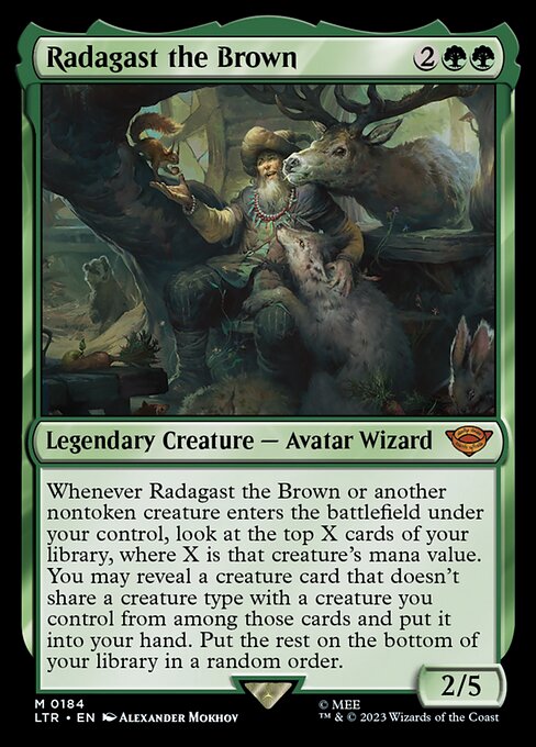 Radagast the Brown - The Lord of the Rings: Tales of Middle-earth Magic card