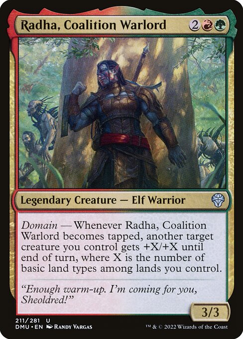 Radha, Coalition Warlord - Dominaria United Magic card