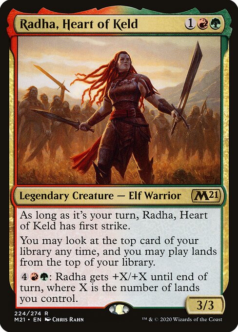 Radha, Heart of Keld - Core Set 2021 Magic card