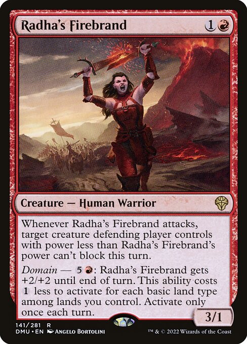 Radha's Firebrand - Dominaria United Magic card