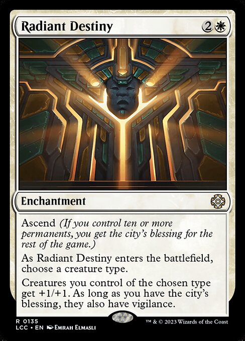 Radiant Destiny - The Lost Caverns of Ixalan Commander Magic card