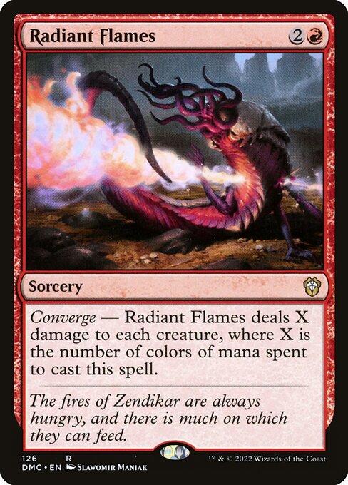 Radiant Flames - Dominaria United Commander Magic card
