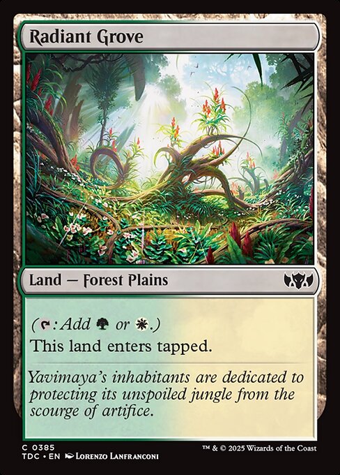 Radiant Grove - Tarkir: Dragonstorm Commander Magic card