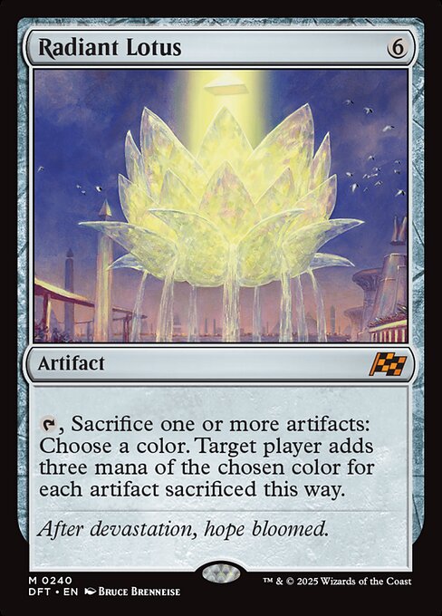 Radiant Lotus - Aetherdrift Magic card
