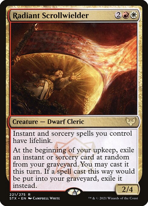 Radiant Scrollwielder - Strixhaven: School of Mages Magic card