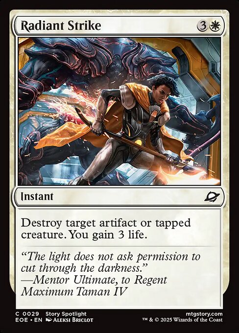 Radiant Strike - Edge of Eternities Magic card