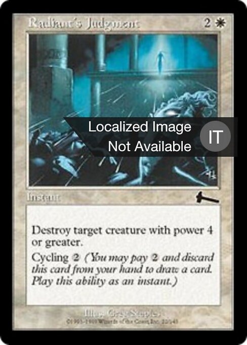 Radiant's Judgment