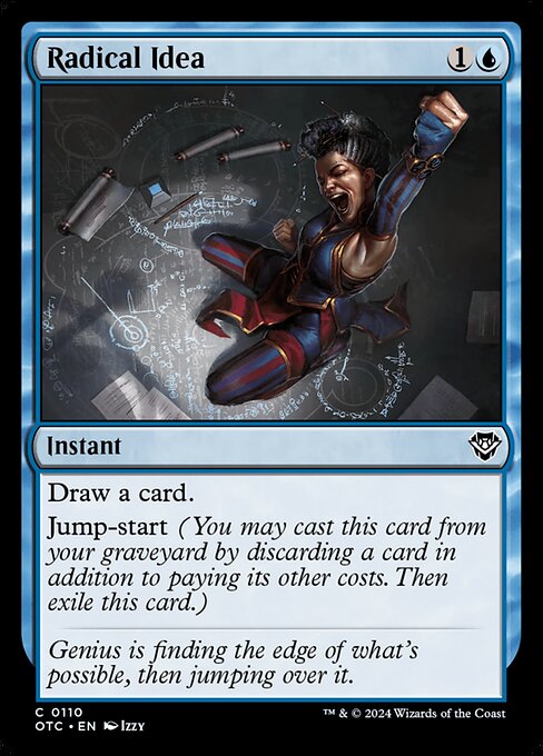 Radical Idea - Outlaws of Thunder Junction Commander (#110) - Illustrated by Izzy - Magic: The Gathering Card