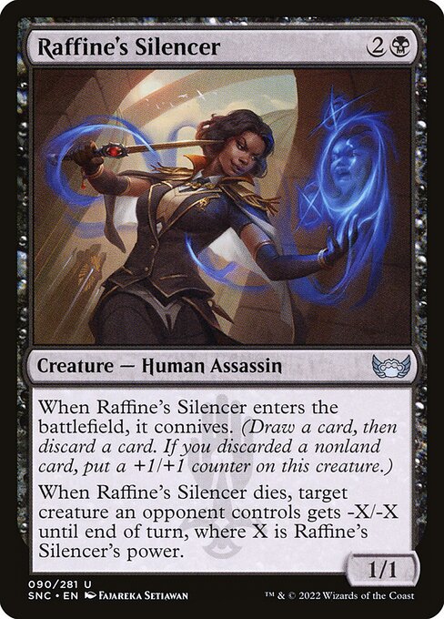 Raffine's Silencer - Streets of New Capenna Magic card