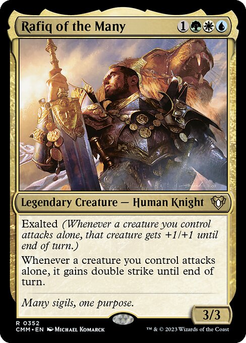 Rafiq of the Many - Commander Masters Magic card