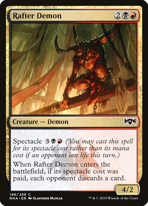 Rafter Demon - Ravnica Allegiance Magic card