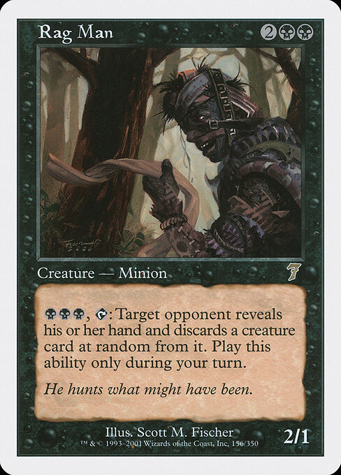 Rag Man - Seventh Edition Magic card