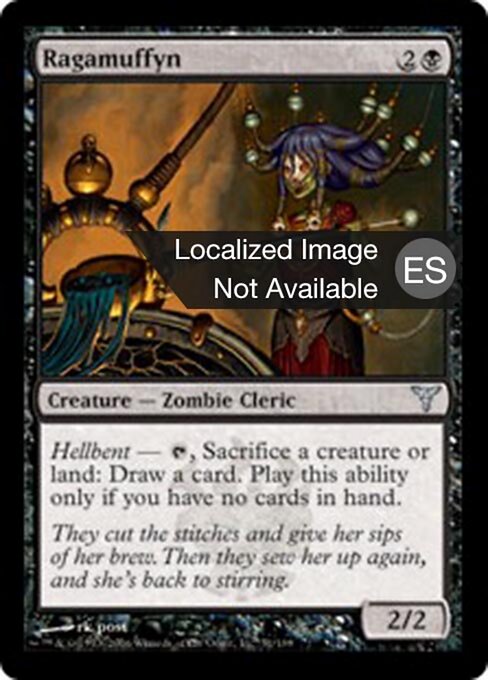 ぼろ娘 (Ragamuffyn) - Dissension (#51) - Illustrated by rk post - Magic: The Gathering Card