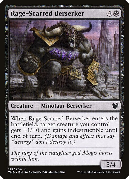 Rage-Scarred Berserker - Theros Beyond Death Magic card