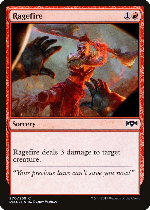 Ragefire - Ravnica Allegiance Magic card