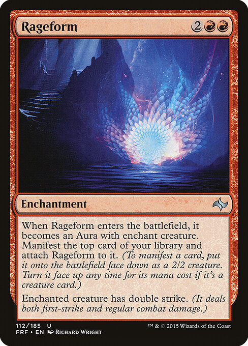 Rageform - Fate Reforged (#112) - Illustrated by Richard Wright - Magic: The Gathering Card