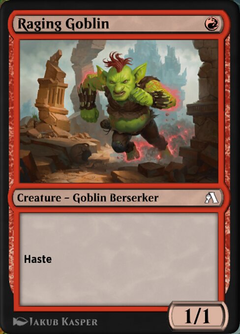 Raging Goblin - Arena New Player Experience Cards Magic card
