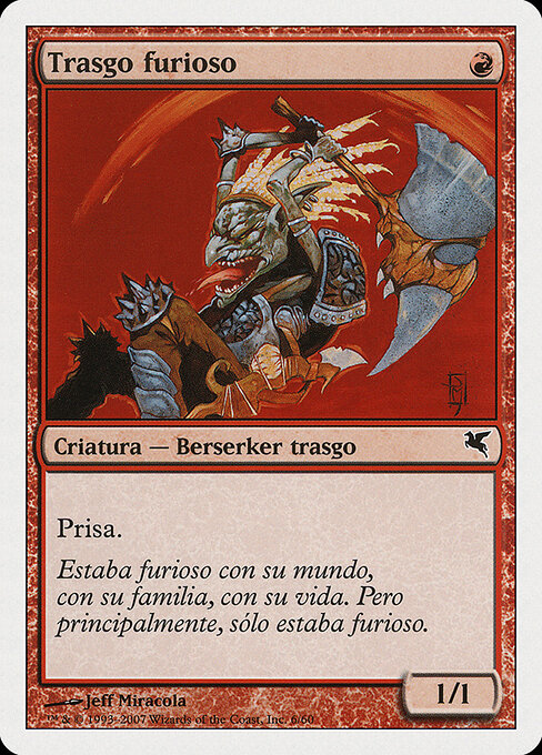 Goblin Furioso (Raging Goblin) - Salvat 2005 (#I6) - Illustrated by Jeff Miracola - Magic: The Gathering Card