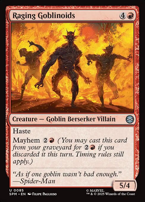 Raging Goblinoids - Marvel's Spider-Man Magic card